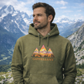 Mountain Hoodie – Alps Outdoor Sweatshirt – Hiking Pullover for Nature Lovers – Unisex Gift