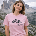 Outdoor Mountain Shirt – Drei Zinnen Alps Hiking Tee – Three Peaks Graphic Shirt – Nature Lover Gift