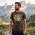 Gipfellust Retro Berge T-Shirt | Unisex Vintage Outdoor Tee