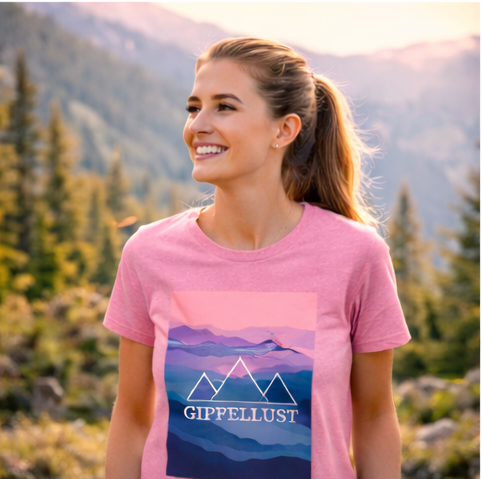 Mountain Vibes Shirt – Minimalistisches Berg T-Shirt Herren – Alpine Outdoor Tee – Hiking Adventure Shirt – Gipfel Wander Geschenk