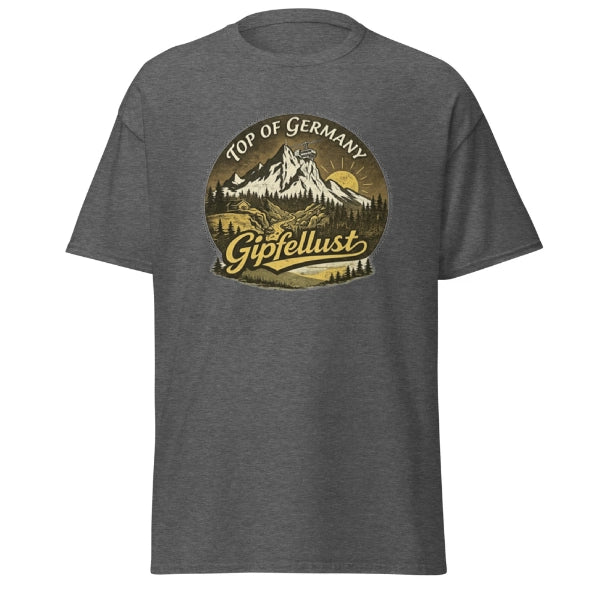 Gipfellust Zugspitze Retro T-Shirt | Top of Germany Vintage Wander Tee