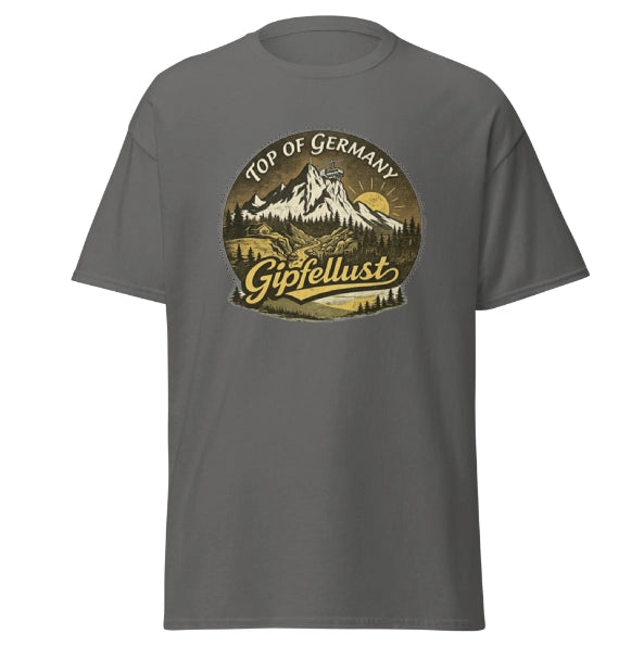 Gipfellust Zugspitze Retro T-Shirt | Top of Germany Vintage Wander Tee