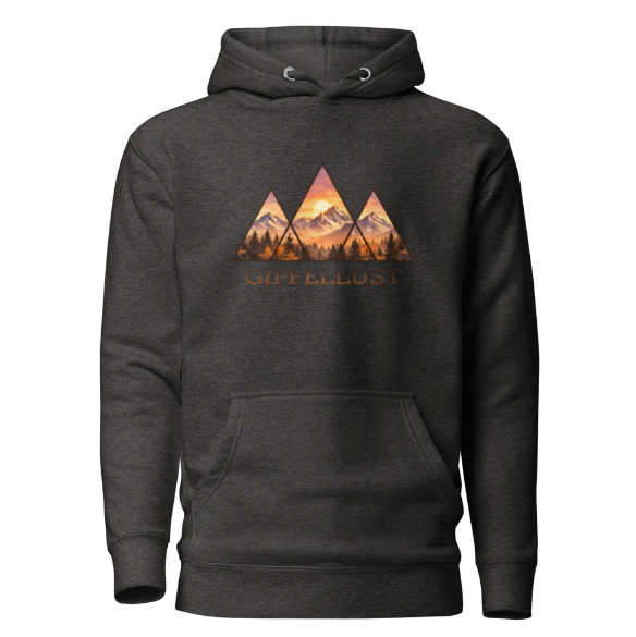 Mountain Hoodie – Alps Outdoor Sweatshirt – Hiking Pullover for Nature Lovers – Unisex Gift
