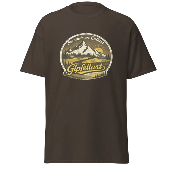 Mountain T-Shirt – Gipfellust Outdoor Shirt | Summits Are Calling Design