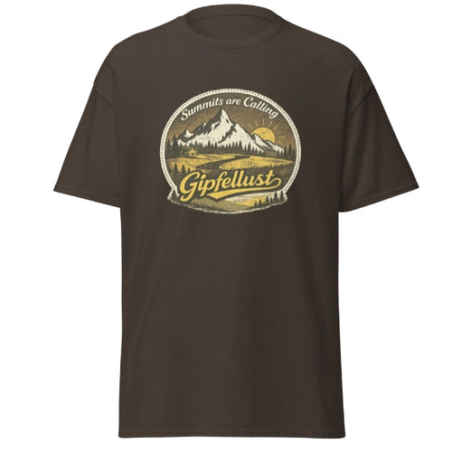 Mountain T-Shirt – Gipfellust Outdoor Shirt | Summits Are Calling Design