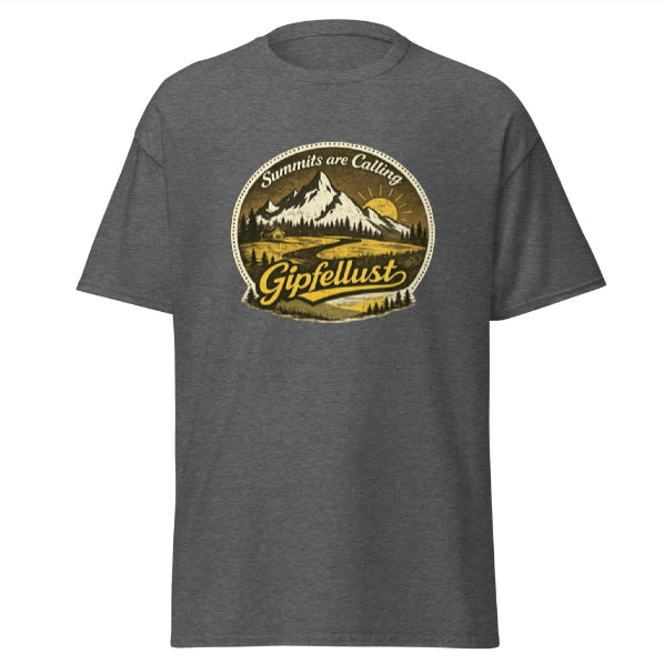 Mountain T-Shirt – Gipfellust Outdoor Shirt | Summits Are Calling Design