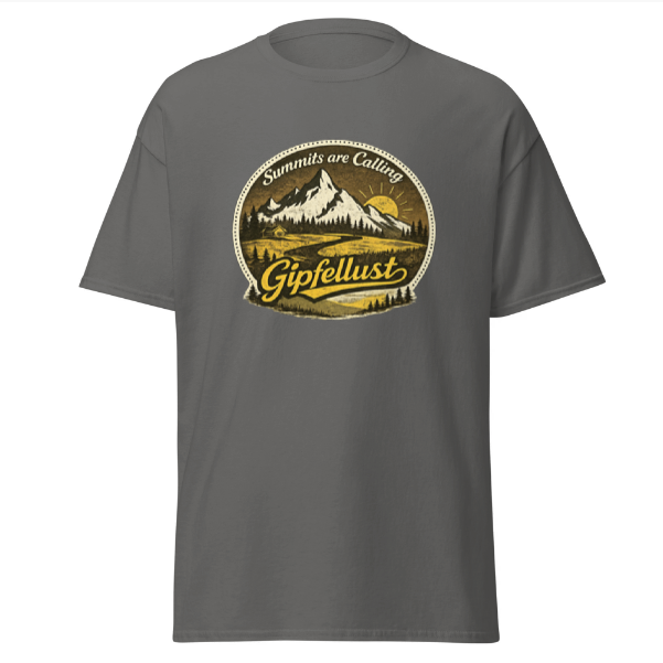 Mountain T-Shirt – Gipfellust Outdoor Shirt | Summits Are Calling Design