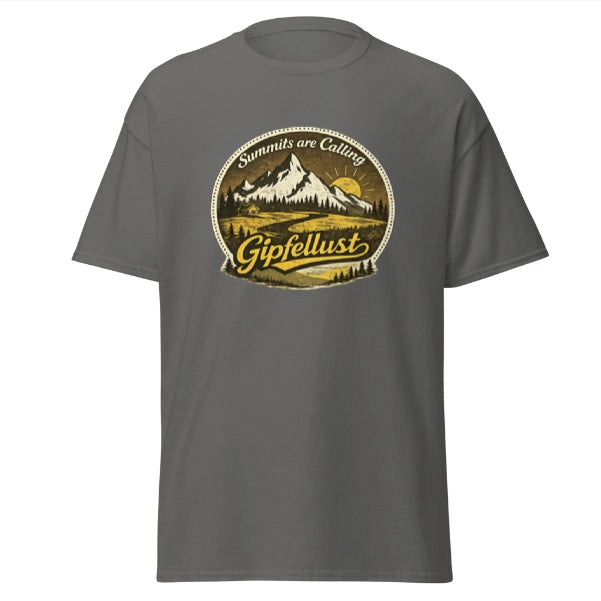 Mountain T-Shirt – Gipfellust Outdoor Shirt | Summits Are Calling Design