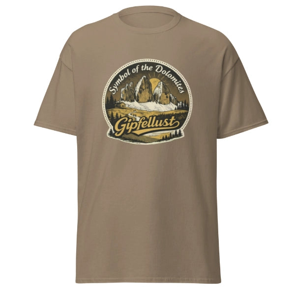 Gipfellust Retro Berge T-Shirt | Unisex Vintage Outdoor Tee
