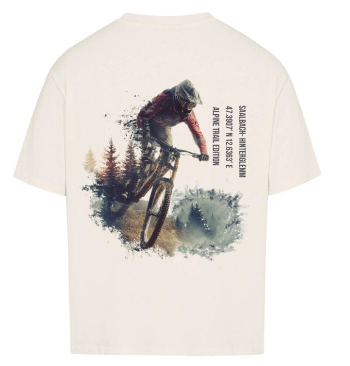 Saalbach Hinterglemm Oversized Shirt - Alpine Trail Edition - Gipfellust