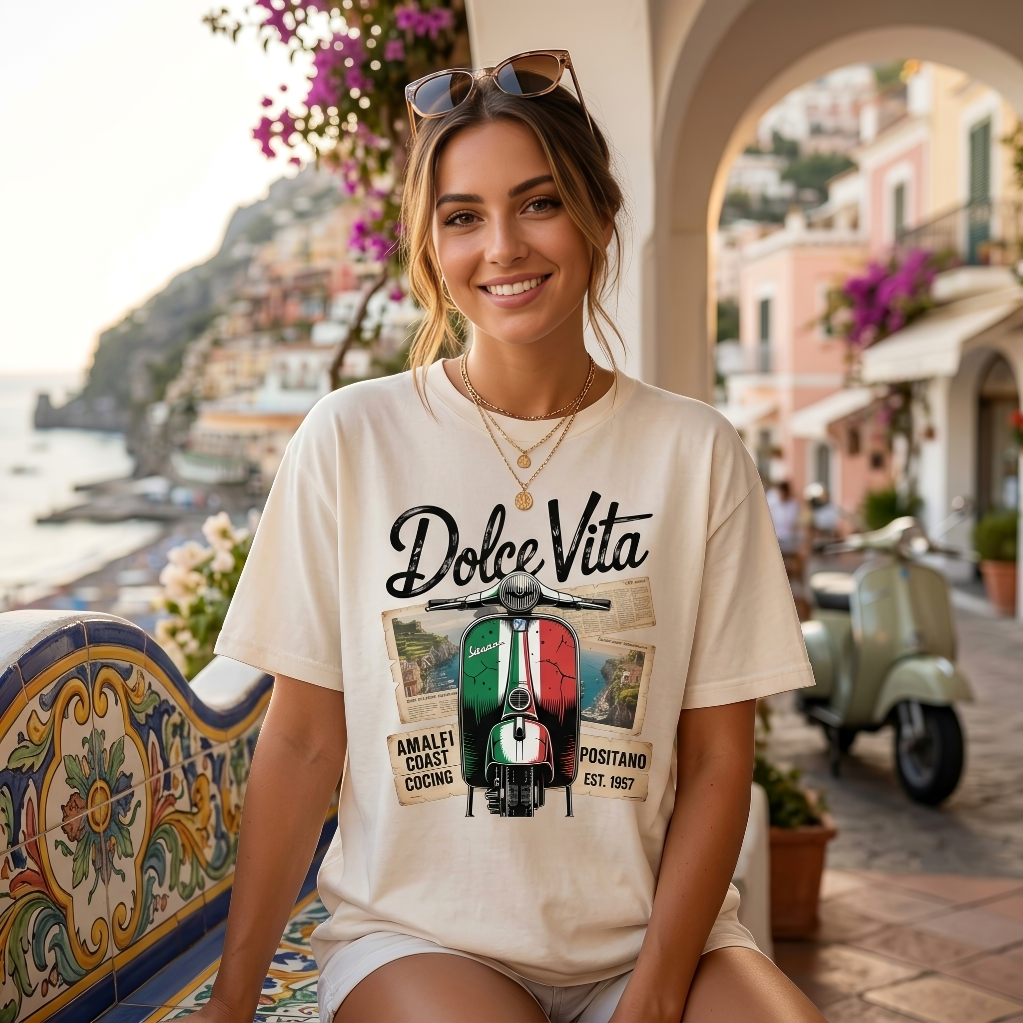 Dolce Vita Oversized Shirt | Italien Vintage Streetwear Premium