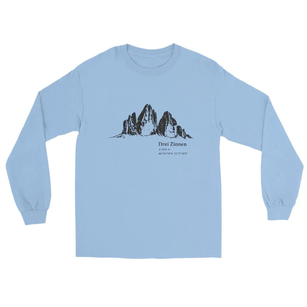 Mountain Long Sleeve Shirt – Mountains Long Sleeve Tee – Hiking Graphic Shirt – Alps Mountain Shirt – Outdoor Nature Gift