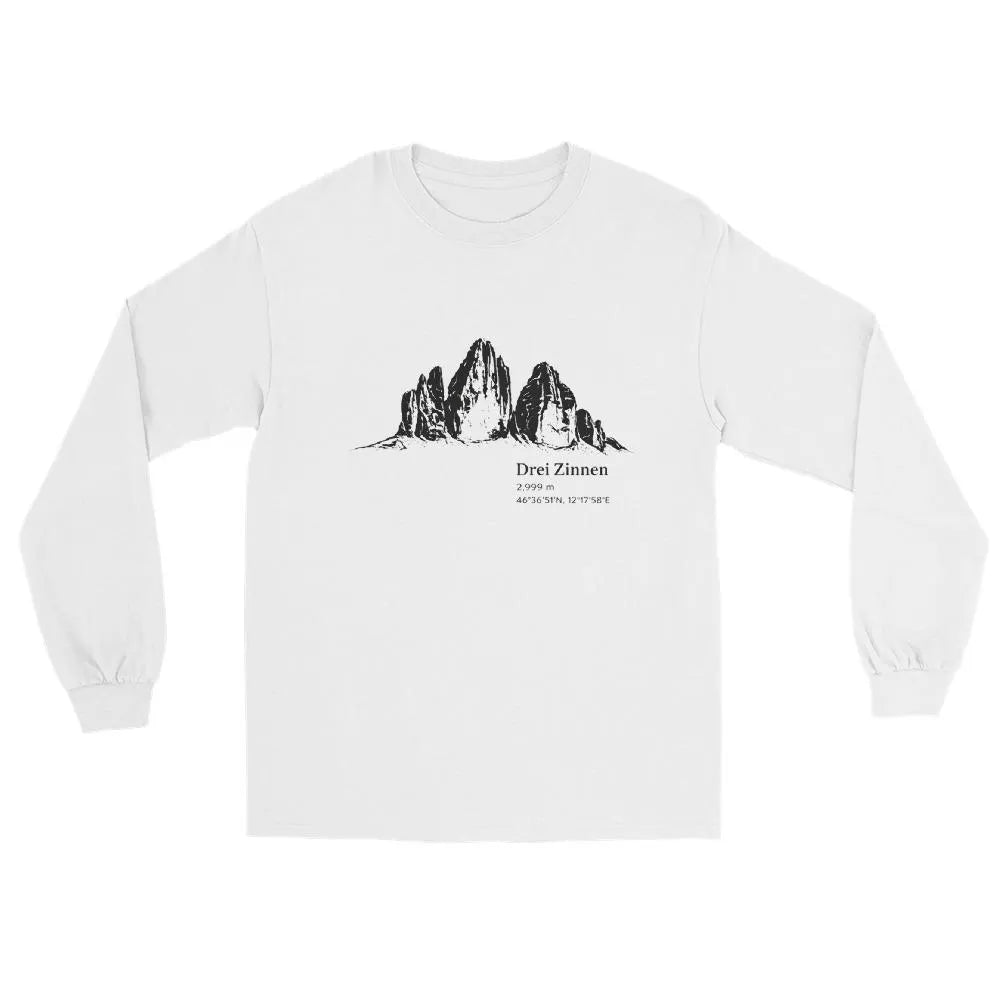 Mountain Long Sleeve Shirt – Mountains Long Sleeve Tee – Hiking Graphic Shirt – Alps Mountain Shirt – Outdoor Nature Gift