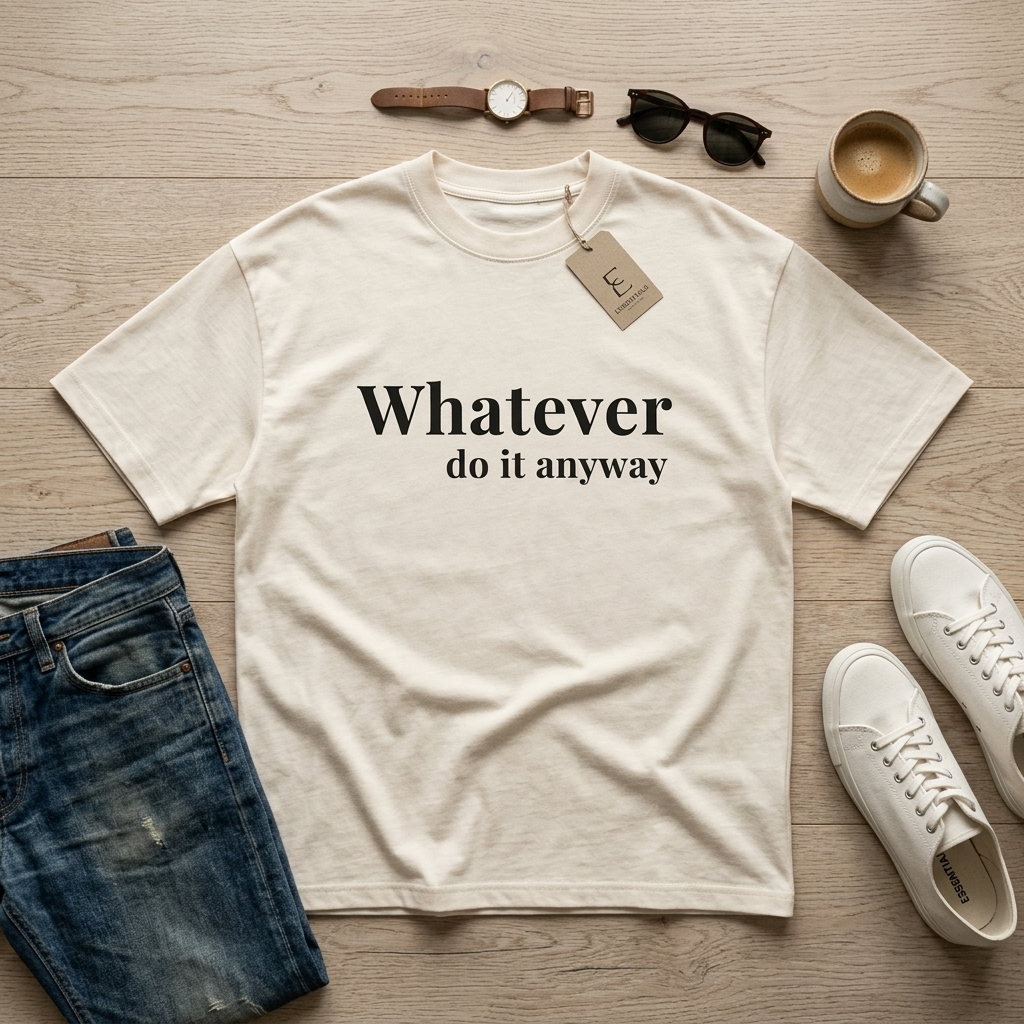Whatever Do It Anyway – Premium Oversized Heavyweight Shirt
